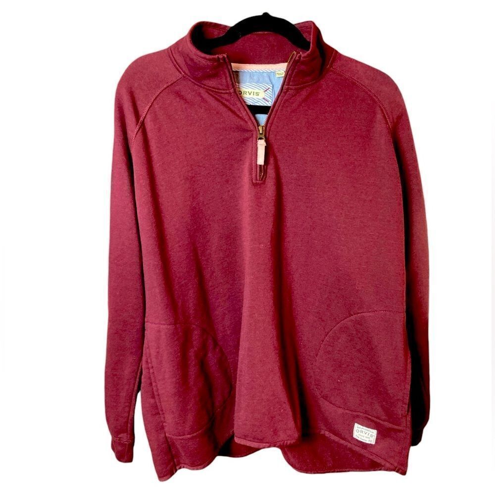 Orvis Sweater Men’s Size XL 1/4 Zip Pullover
